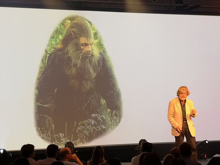 Reinhold Messner live on Stage bei der BE.INSIDE 2018
